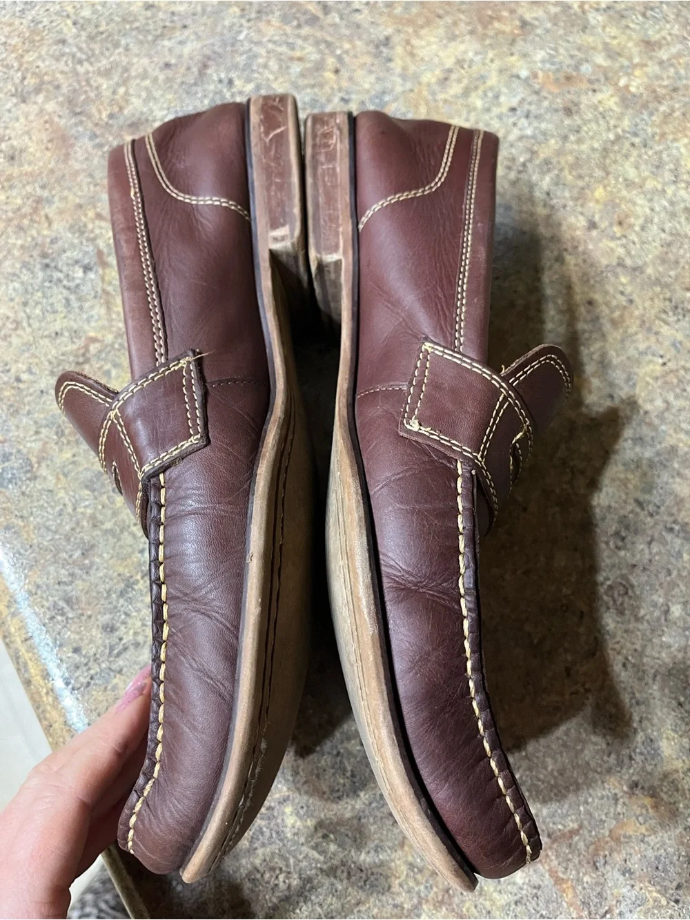 Cole Haan Topsail Penny Loafers Men’s 10M Woodbury Brown Leather vacation